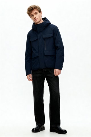 Parka met Capuchon - Marineblauw