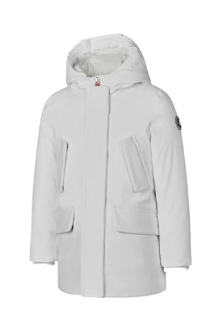 Jas met capuchon- Wit