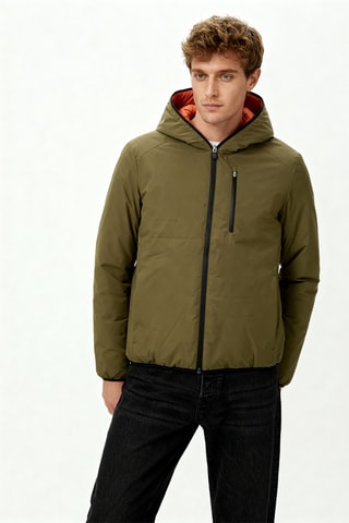 Jasje met capuchon - Kaki