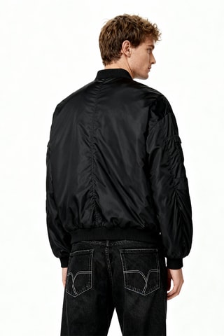 Gewatteerde Jas - Zwart