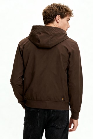 Sweater met capuchon - Bruin