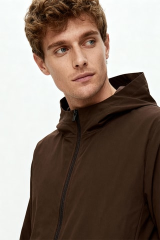 Sweater met capuchon - Bruin