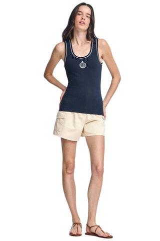 Camisola de alças - Azul-marinho