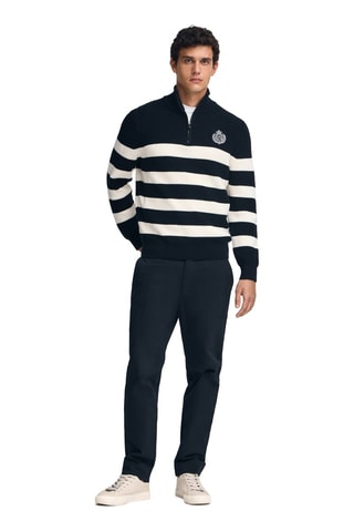 Camisola - Azul-marinho e cru