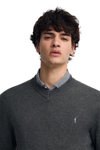 Camisola - Cinzento-escuro