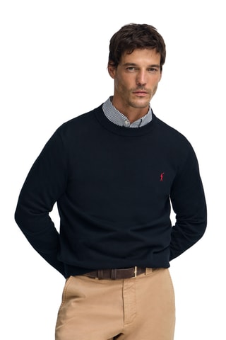 2 camisolas regular - Azul-marinho e azul-celeste