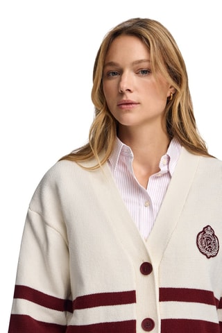 Casaco de malha - Cru