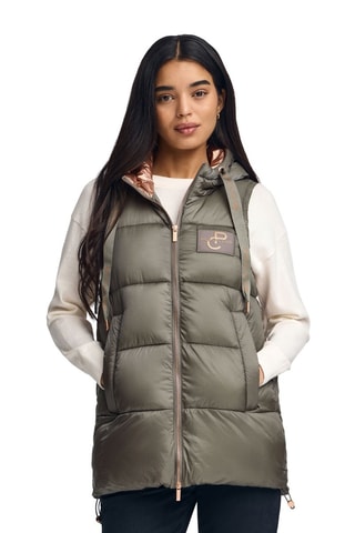 Colete acolchoado - Caqui