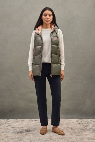 Colete acolchoado - Caqui