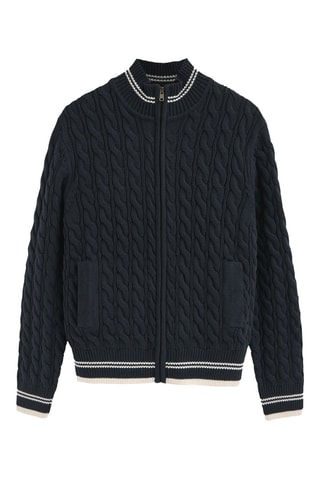 Casaco de malha - Azul-marinho