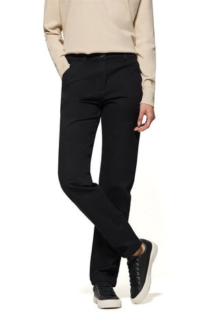 Calças Chino slim - Preto