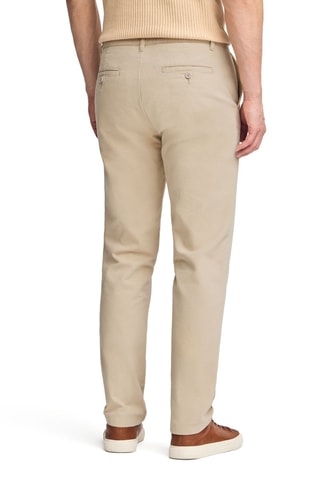 Calças chino regular - Bege