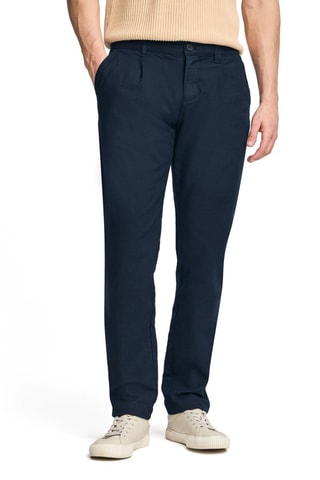 Calças slim - Azul-marinho