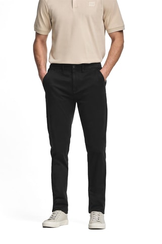 Calças Chino slim - Preto