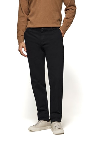 Calças Chino regular - Preto