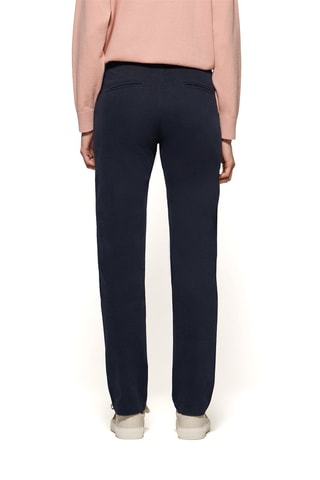 Calças Chino slim - Azul-marinho