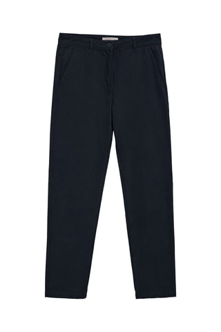 Calças Chino slim - Azul-marinho