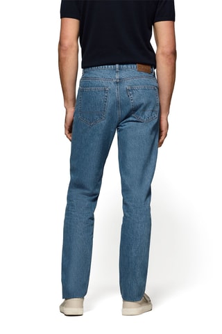 Calças de ganga regular - Azul