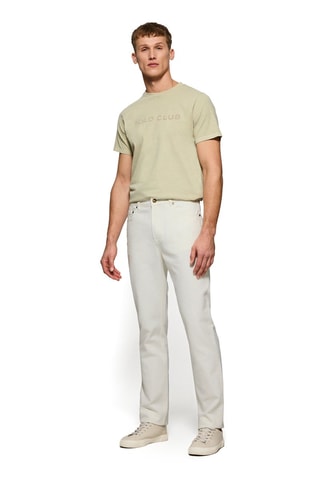 Calças de ganga regular - Branco