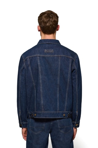 Casaco regular de ganga - Índigo