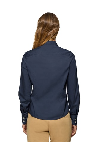 Camisa slim - Azul-marinho