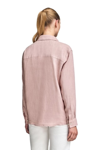 Camisa em linho - Rosa