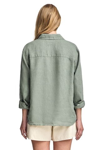 Camisa em linho - Verde