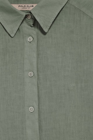 Camisa em linho - Verde