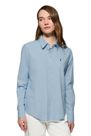 Camisa regular - Azul