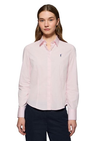 Camisa slim - Rosa