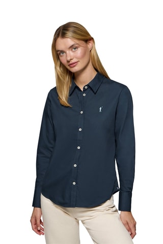 Camisa regular - Azul