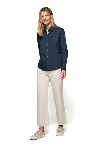 Camisa regular - Azul