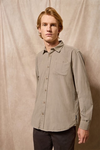 Camisa regular - Camel