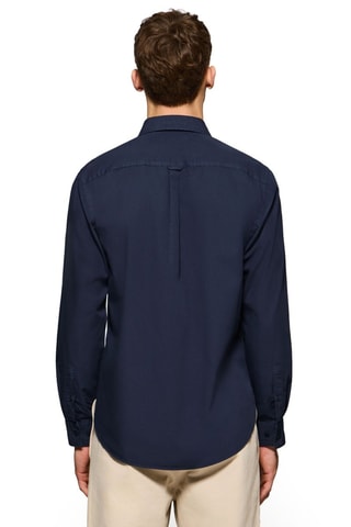 Camisa regular - Azul-marinho