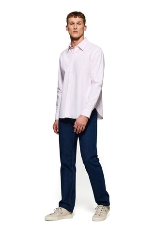 Camisa regular - Rosa