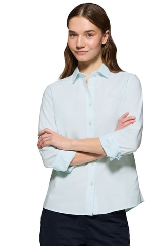 Camisa regular - Azul-claro