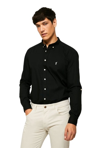2 camisas regular Preto e branco