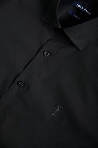 Camisa slim Preto