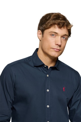 Camisa slim - Azul