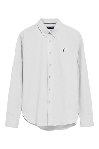 2 camisas regular - Azul e branco