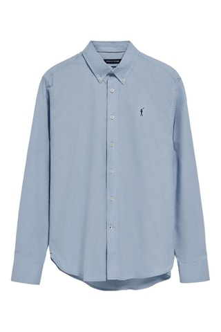 2 camisas regular - Azul e branco