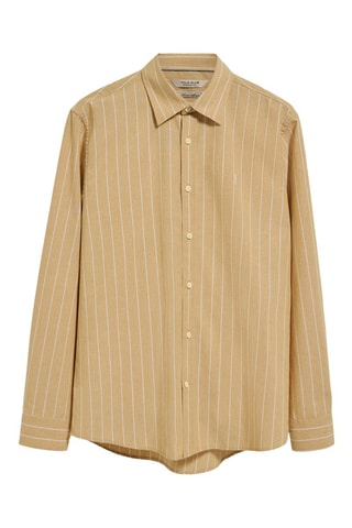 Camisa regular - Mostarda