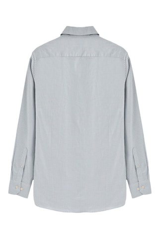 Camisa - Branco e azul-claro