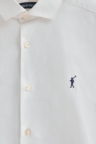 2 camisas slim - Branco e preto