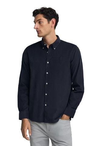 Camisa regular - Azul-marinho