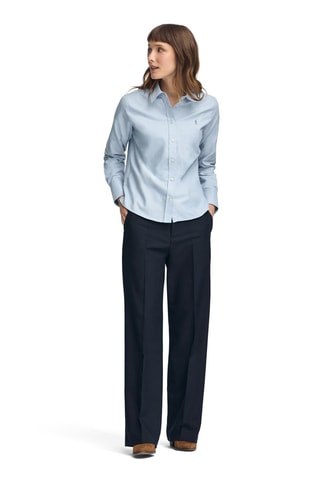 Camisa regular - Azul-claro