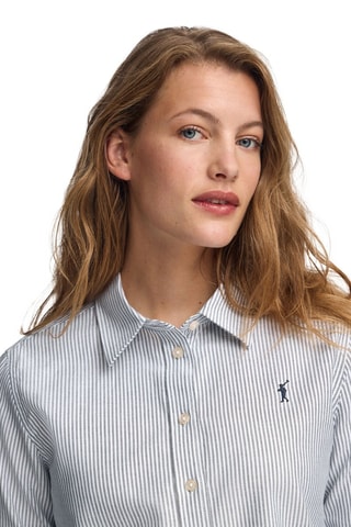 Camisa regular - Azul-claro