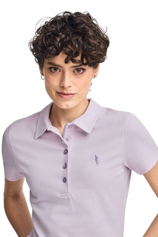 Polo slim - Mauve