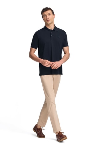 Polo regular - Azul-marinho