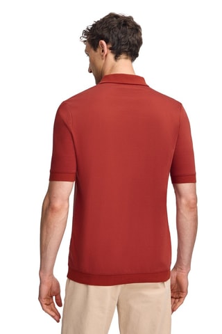 Polo regular - Vermelho-tijolo